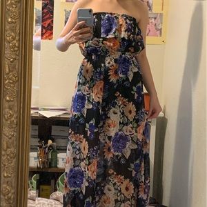 Forever 21 floral sleeveless sundress